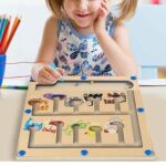 Animal Magnetic color and number maze