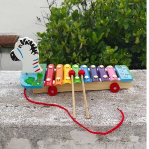 Musical Instrument Xylophone with Pull along