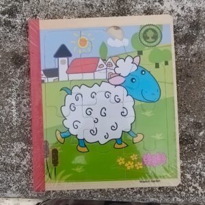 wooden puzzle book