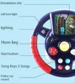 Kids wheel steering multifunctional Car