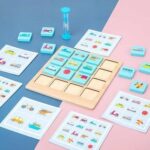 wooden instant memory game