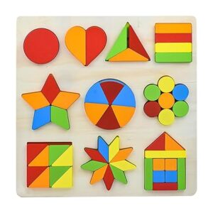 Wooden Shapes Puzzle Learning Toy