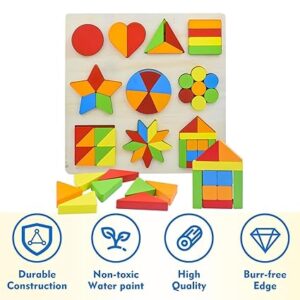 Wooden Shapes Puzzle Learning Toy