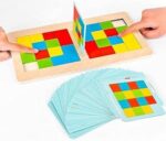 wooden rubik cube battle game