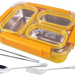 three grid leak proof tiffin box(800ml)