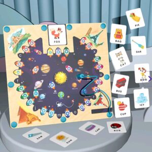 space stroke spelling word game