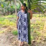 Navy Blue with White Line Non Maternity Maxi