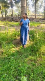 DIY And DIY Blue Maternity Maxi
