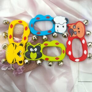 Animal Hand Held Bell Rattle