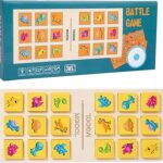Dinosaur Battle Game  Pattern Block Match Puzzles - A Two-Player Game