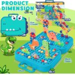 Puzzle Building Blocks Creative Set for Kids | 232 Pieces with Drill & Screwdriver | Mosaic Art Board