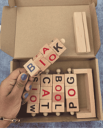 Wooden Blocks Spelling Game Early Learning Toys - Image 4
