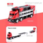 Truck set with 5 DIE metal cars