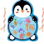 Cartoon Shape wooden fishing Game
