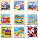 Premium 3*3 wooden jigsaw puzzle