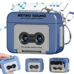 Keychain with Retro Record and music Tap