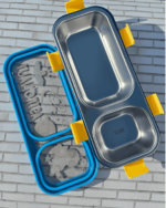 2 Grid Leakproof Cartoon lunch box with spoon (600ml) - Image 2