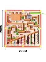 Color sorting and counting Magnetic Maze