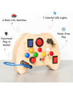 Montessori Sensory Activity for Toddler/LED Busy Board - Image 3