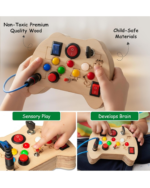 Montessori Sensory Activity for Toddler/LED Busy Board - Image 5
