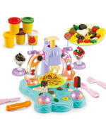 Kids Ice Cream Toy Set Sound and Light Ice Cream Playset