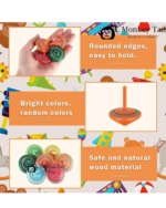 wooden Spinning Top - Image 5